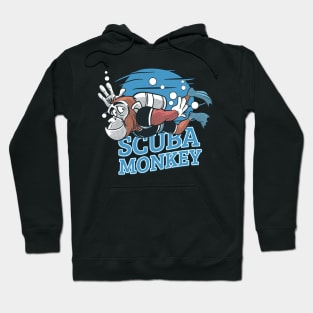 Scuba Monkey - Scuba Diving Chimp Hoodie